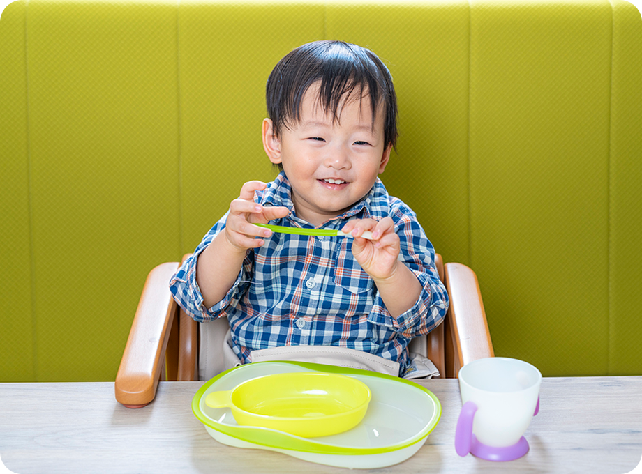 はるくん 着座時の様子