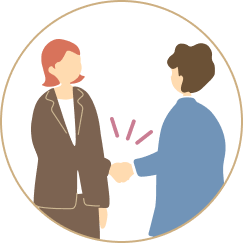 営業担当による課題に応じたサポート